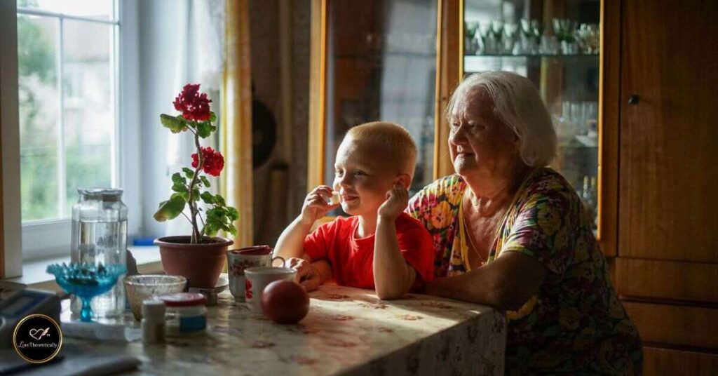 grandmother expressing love and pride for her grandson