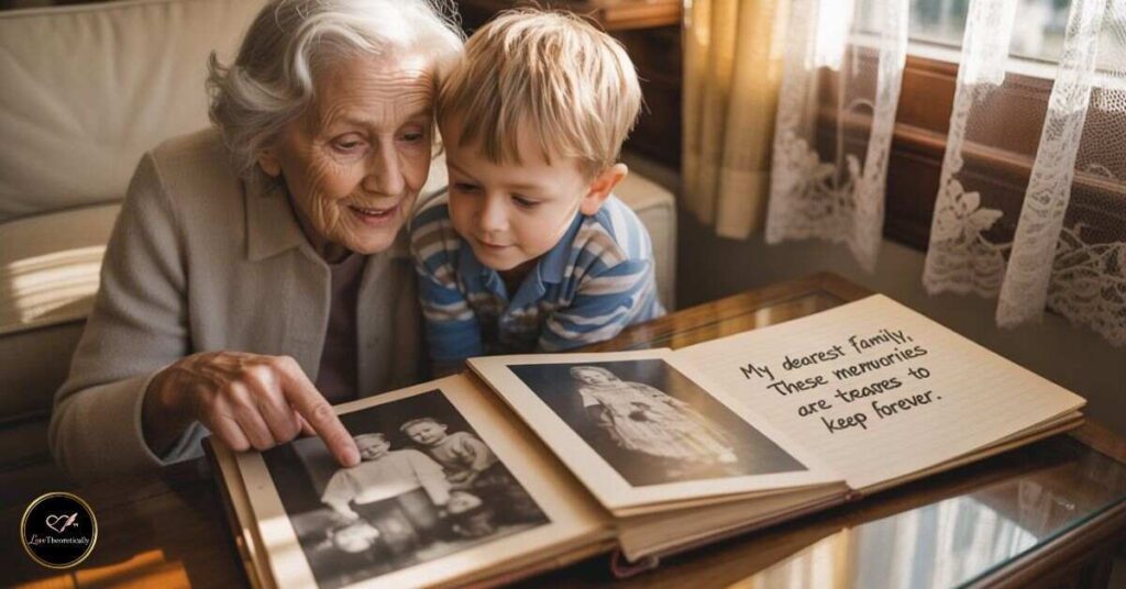 emotional bond between grandmother and grandson across generations