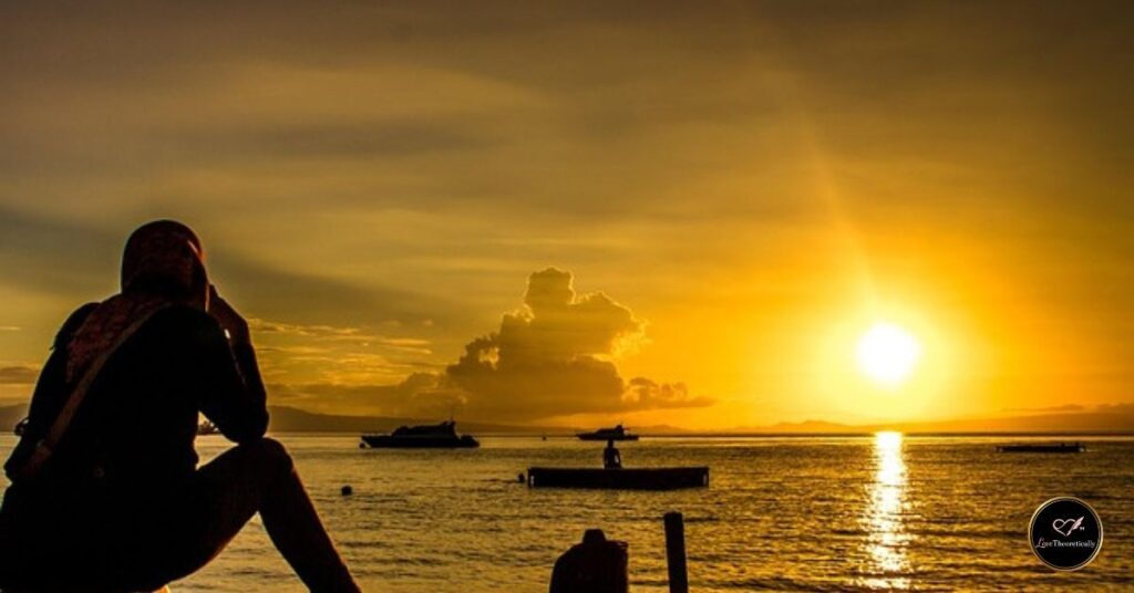 gentle morning nature scene with positive energy