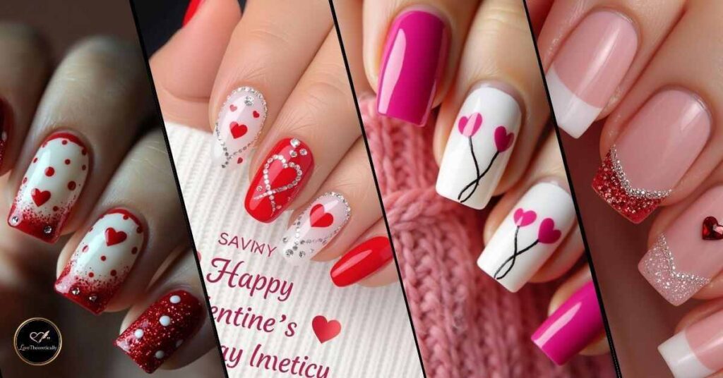 Emotional Simple Valentine’s Day Nails That Touch the Heart
