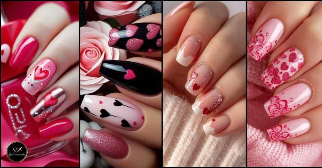 Emotional Simple Valentine’s Day Nails That Touch the Heart