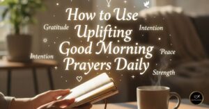 uplifting good morning prayer for positivity and daily blessings