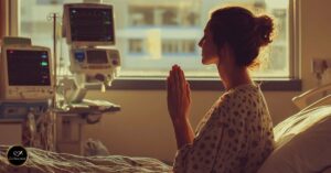 praying for a successful operation