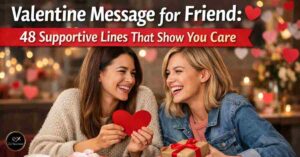 Valentine message for friend