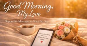 good morning to my love