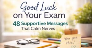 Good luck on Your Exam