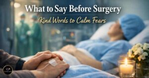 what to say before operation