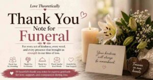 Thank You Note for Funeral