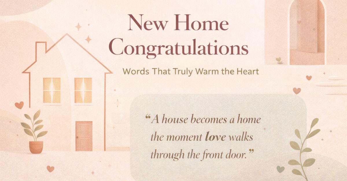 new home congratulations