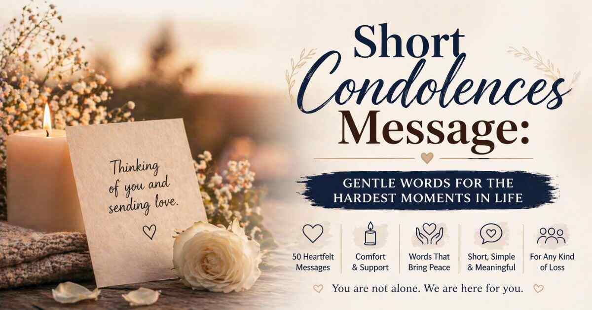 short condolences message