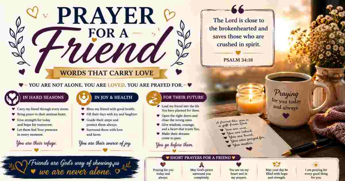 Prayer for a Friend