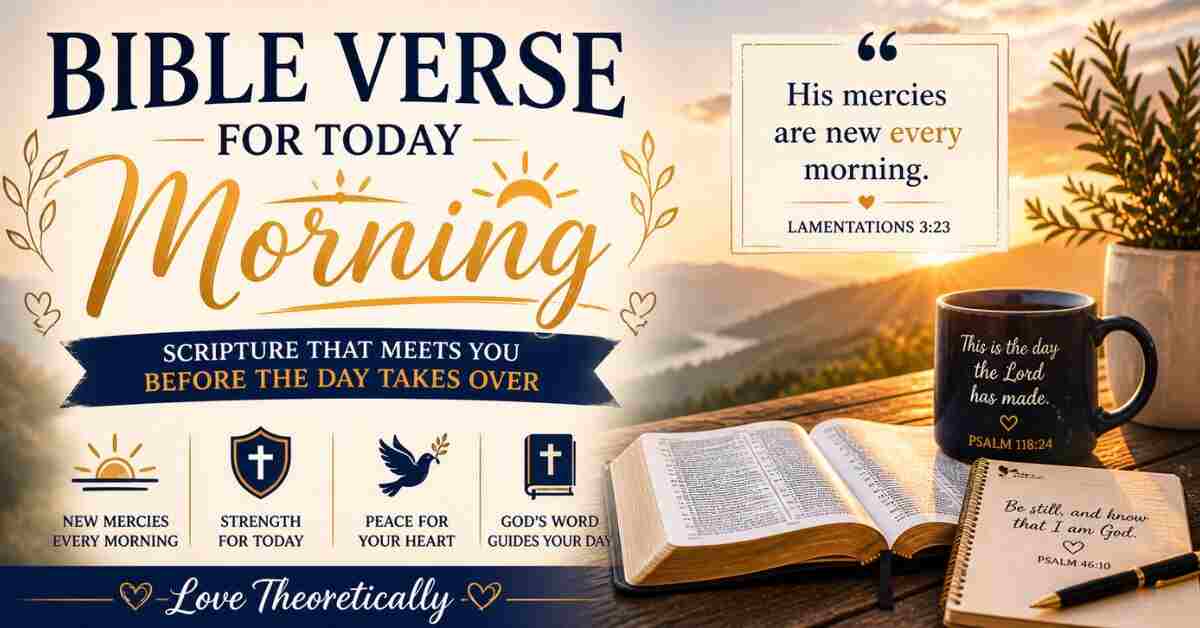 bible verse for today morning
