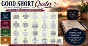 good short quotes