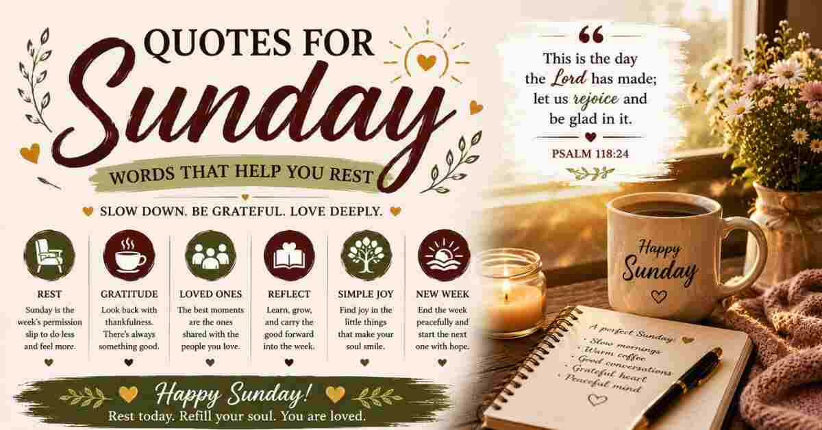 quotes for sunday