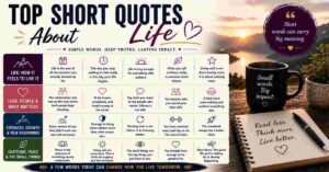 short quotes about life