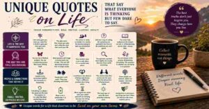 unique quotes on life