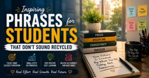 inspiring phrases for students