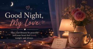 good night message to my love