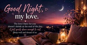 goodnight my love messages