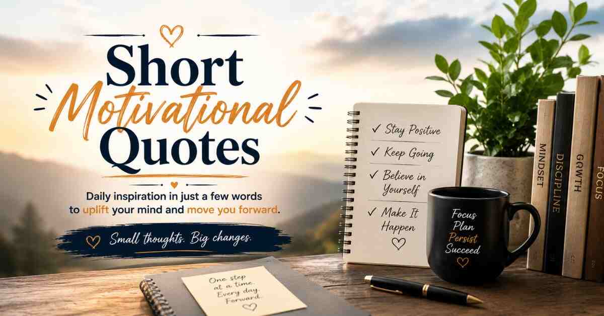 short motivational quotes