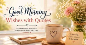 good morning wishes with quotes